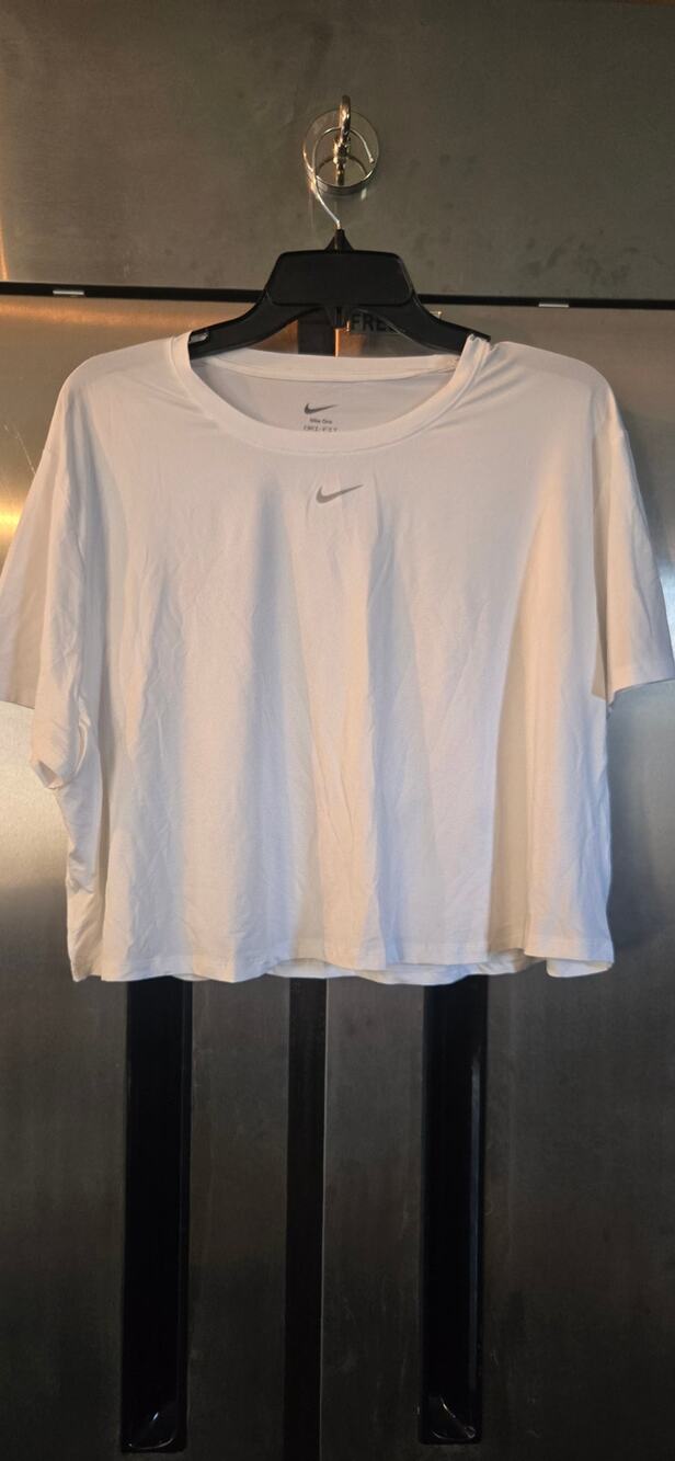 Nike Women's One Dri-FIT Boxy Training Tee Size XXL NWT White